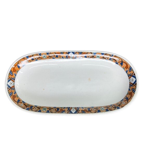 Buffalo China Butter Dish Thompson Winchester Co Boston Massachusetts - Picture 1 of 9